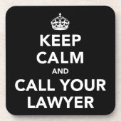 静保かに弁護士に電話する コースター (正面)