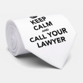 静保かに弁護士に電話する ネクタイ (ロール)