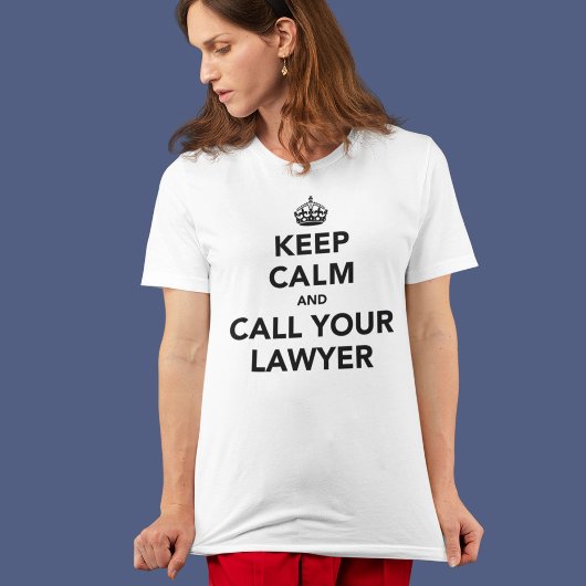 静保かに弁護士に電話する Tシャツ