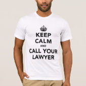 静保かに弁護士に電話する Tシャツ (正面)