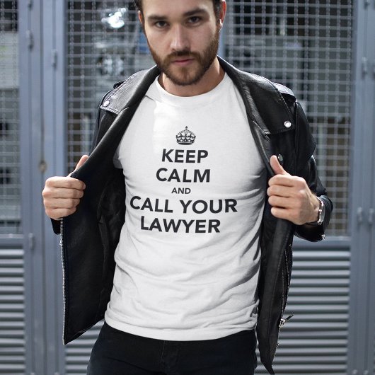 静保かに弁護士のTシャツを呼べ Tシャツ