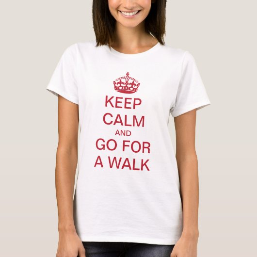 静保かに散歩に行く Tシャツ (正面)