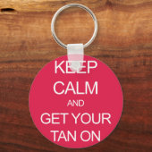 静保かに日焼けする キーホルダー (正面)