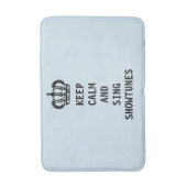 静保かに歌うショーチューン バスマット (正面縦)