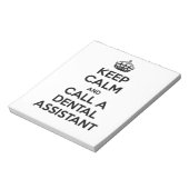 静保かに歯科助手を呼ぶ ノートパッド (回転)