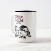 静保かに母と散らかさない ツートーンマグカップ (正面左)