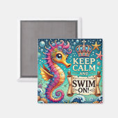 静保かに泳げ！ マグネット (正面/裏面)