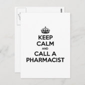 静保かに薬剤師を呼び出す ポストカード (正面/裏面)