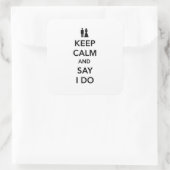 静保かに言う スクエアシール (バッグ)