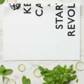 静保かに革命を開始 キッチンタオル (折り畳み)