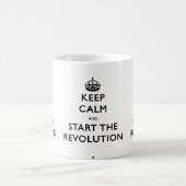 静保かに革命を開始 コーヒーマグカップ (中央)