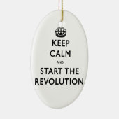 静保かに革命を開始 セラミックオーナメント (右)