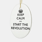 静保かに革命を開始 セラミックオーナメント (左)