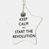 静保かに革命を開始 セラミックオーナメント (左)