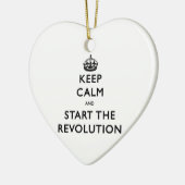 静保かに革命を開始 セラミックオーナメント (左)