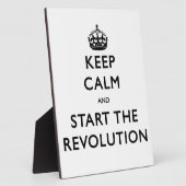 静保かに革命を開始 フォトプラーク (側面)