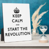 静保かに革命を開始 フォトプラーク (側面)