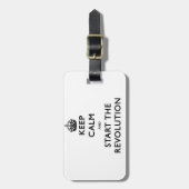 静保かに革命を開始 ラゲッジタグ (正面縦)