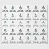 静保かに革命を開始 ラッピングペーパー (フラット)