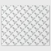 静保かに革命を開始 ラッピングペーパー (フラット)