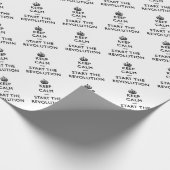 静保かに革命を開始 ラッピングペーパー (角)