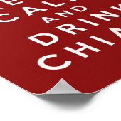 静保かに飲む ポスター (角)