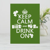 『静保かに飲め』(アイルランド·st patricks) 招待状 (スタンド正面)