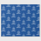 静保かに39誕生日 ラッピングペーパー (フラット)