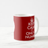 静保かに49誕生日のマグカップだ コーヒーマグカップ (正面右)