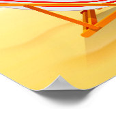 静保かに、あなたはビーチで ポスター (角)