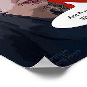 静保かに、あなたは何をしているか知っているふりをする ポスター (角)