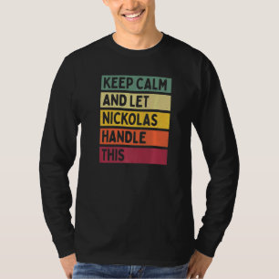 静保かに、このレトロのクートをニコラースに任せる Tシャツ