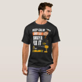 静保かに、アマヤはそれを修飾するHandyman Construtti Tシャツ (正面フル)