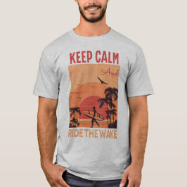 静保かに、ウェイクウェイクウォーキングに乗る Tシャツ