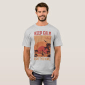 静保かに、ウェイクウェイクウォーキングに乗る Tシャツ (正面フル)