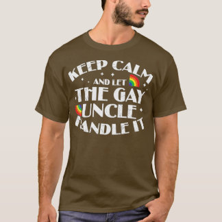静保かに、ゲイの叔父にそれを取り扱うLGBT Pri Tシャツ