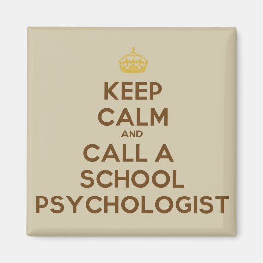 静保かに、学校の心理学者の磁石を呼ぶ マグネット (正面)