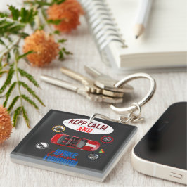 静保かに、極端なチューニングをする キーホルダー