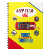 静保かに、極端なチューニングをする ノートブック (正面)