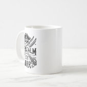 静保かに、海賊の日のように語る コーヒーマグカップ (正面左)