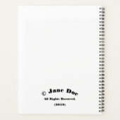 静保かに。集中し続ける。司法試験に合格する プランナー手帳 (裏面)