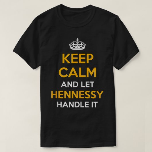 静保かにHENNESSYにギフトカッコいいIde Tシャツ (デザイン正面)