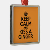 静保かキス メタルオーナメント (右)