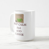 静保かコーヒーを入れる コーヒーマグカップ (正面左)