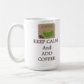 静保かコーヒーを入れる コーヒーマグカップ (左)