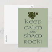 静保かシャム・ロック！ ポストカード (正面/裏面)