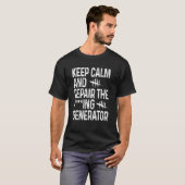 静保かジェネレーターのビデオゲームを修復 Tシャツ (正面フル)