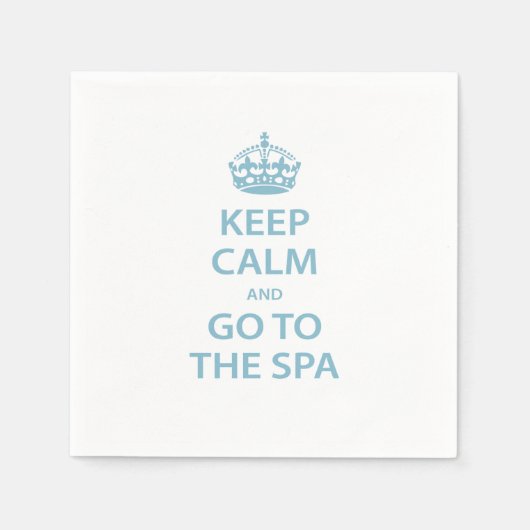 静保かスパへ スタンダードカクテルナプキン (正面)