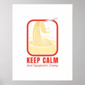 静保かスパゲティのクランプ ポスター (正面)