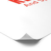 静保かスパゲティのクランプ ポスター (角)